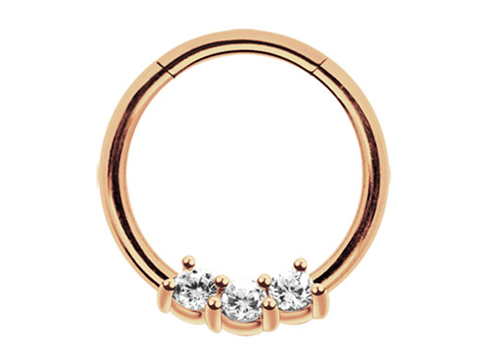 Cincin Septum Emas Helix 14k, Cincin Hidung 8mm Dan 10mm untuk pemakaian Sehari-hari