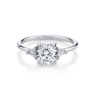 Cincin Pernikahan Emas Kuning Bulat Cincin Berlian Alami 18k Emas Pernikahan Cincin Berlian