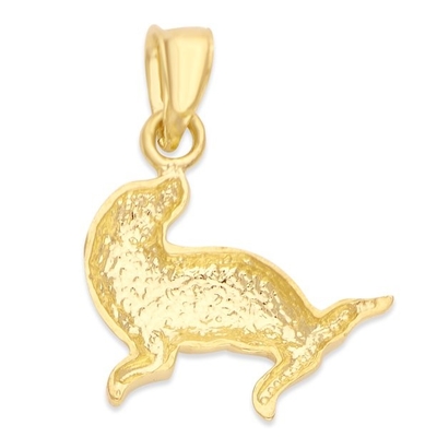 14kt Kuning Emas Sea Life Gelang 7 Inch Seashore Fine Jewelry Hadiah Ideal Untuk Wanita Hadiah Set Dari Hati