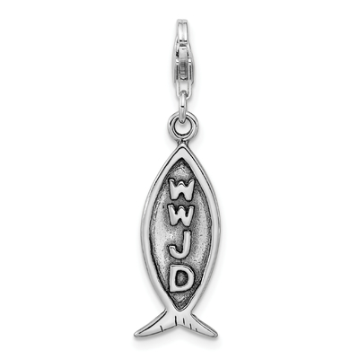 925 Sterling Silver Lobster Gesper Enamel Ikan Pesona Kalung Liontin Kehidupan Laut Perhiasan Untuk Wanita Hadiah Untuk Dia
