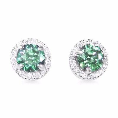 Wanita Anting-Anting Anting-Anting Berlapis Emas 14K Oval Cut Topaz CZ Wanita Batu Permata Alami Anting-Anting Anting-Anting