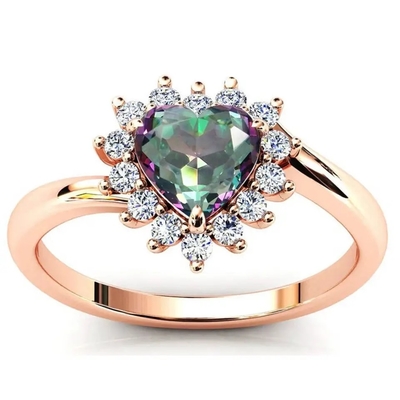 Grosir 925 Sterling Silver Jewelry Bentuk Persegi Cincin Perak Mystic Topaz