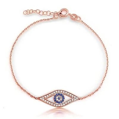 925 Sterling Silver Kuning Emas Disepuh Oval Cut Tanzanite Gelang