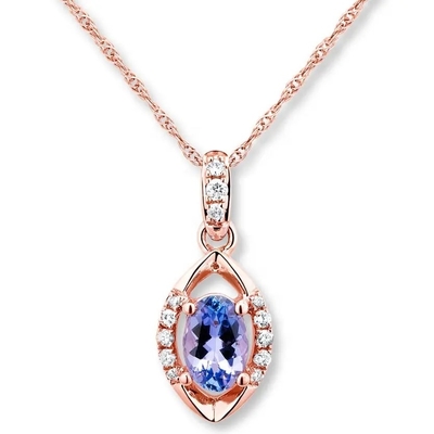 Grosir 925 Sterling Silver Rose Gold Plated Eye Tanzanite Bracelet