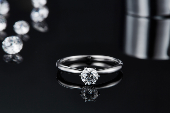 Cincin Berlian Moissanite Perak Sterling 925 Untuk Pertunangan Pernikahan
