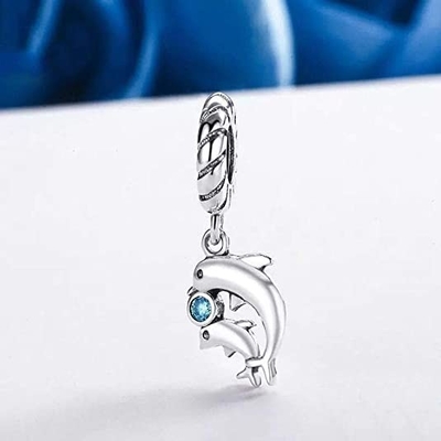 Nautical Fishing Ocean Sea Whale Charm Bead Untuk Wanita Untuk Remaja Teroksidasi. 925 Sterling Silver Cocok Eropa Gelang