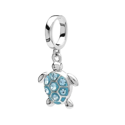 925 Sterling Silver Pesona Ikan Menjuntai Manik-manik untuk Gelang &amp; Kalung