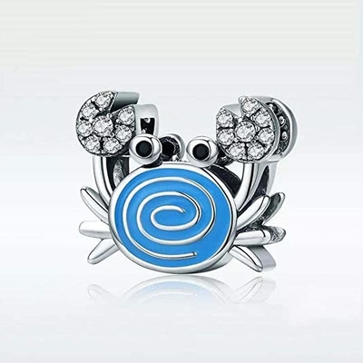 Menjuntai Pohon Kelapa/Palm dengan Clear Crystals Charm Bead untuk Mantra Gelang