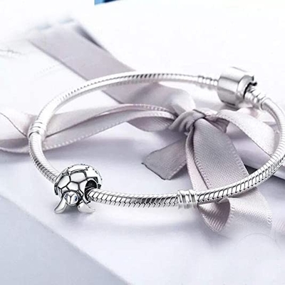 Menjuntai Pohon Kelapa/Palm dengan Clear Crystals Charm Bead untuk Mantra Gelang