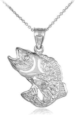 Boma Jewelry Sterling Silver Sea Turtle Animal Pendant Kalung, 18 Inci