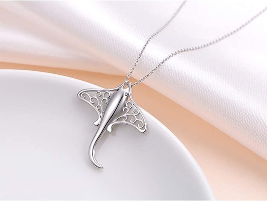 Dipoles 925 Sterling Silver Octopus Sea Life Pendant Kalung