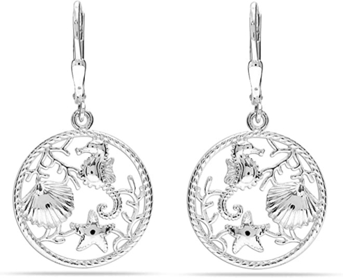 Halus 925 Sterling Silver Sting Ray Bead Charms Pendant Kalung