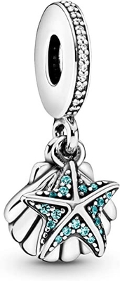 Original 100% 925 Sterling Silver Pesona Manik Cinta Hewan Pesona Ulang Tahun Keluarga Cocok Europeran Gelang DIY Pesona