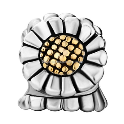 1.5-2.5mm SBI Perhiasan Anjing Berbaring Perak Mantra Manik Untuk Kalung Gelang Liontin