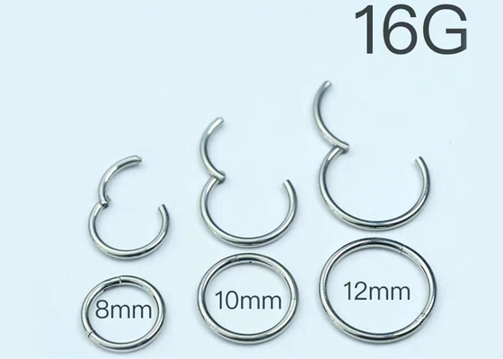Cincin Septum OEM 8mm, Perhiasan Septum Hidung Untuk Hadiah Ulang Tahun