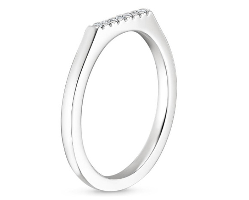 1.3mm 0.07carat 925 Sterling Silver Cincin Pertunangan Moissanite untuk Wanita