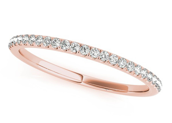 Cincin Emas Mawar Berlian Persegi Prong, Cincin Pertunangan Halo Tersembunyi 0.35CT ODM